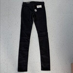 AG Adriano Goldschmied Charcoal the Jegging Super Skinny Fit Jeans Size 24R NWT